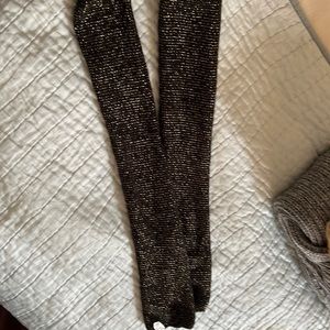 Ballet, Dance - Gold and black knit leg warmers , excellent